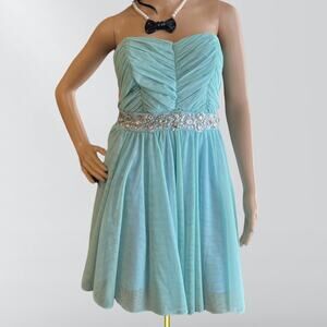 Disney Cinderella Collection Junior Rhinestone
Strapless Dress